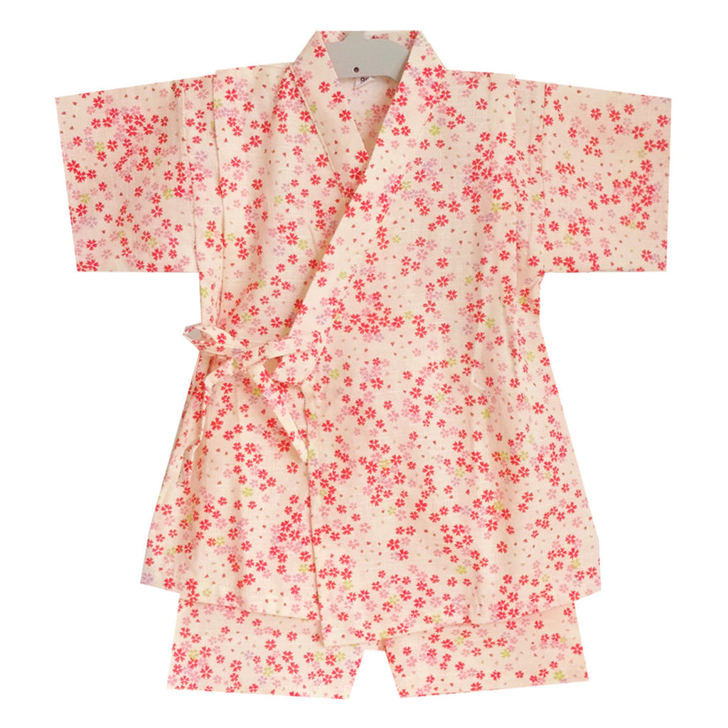 Okiddo Little Japanese Sakura Girl Suit (Beige)