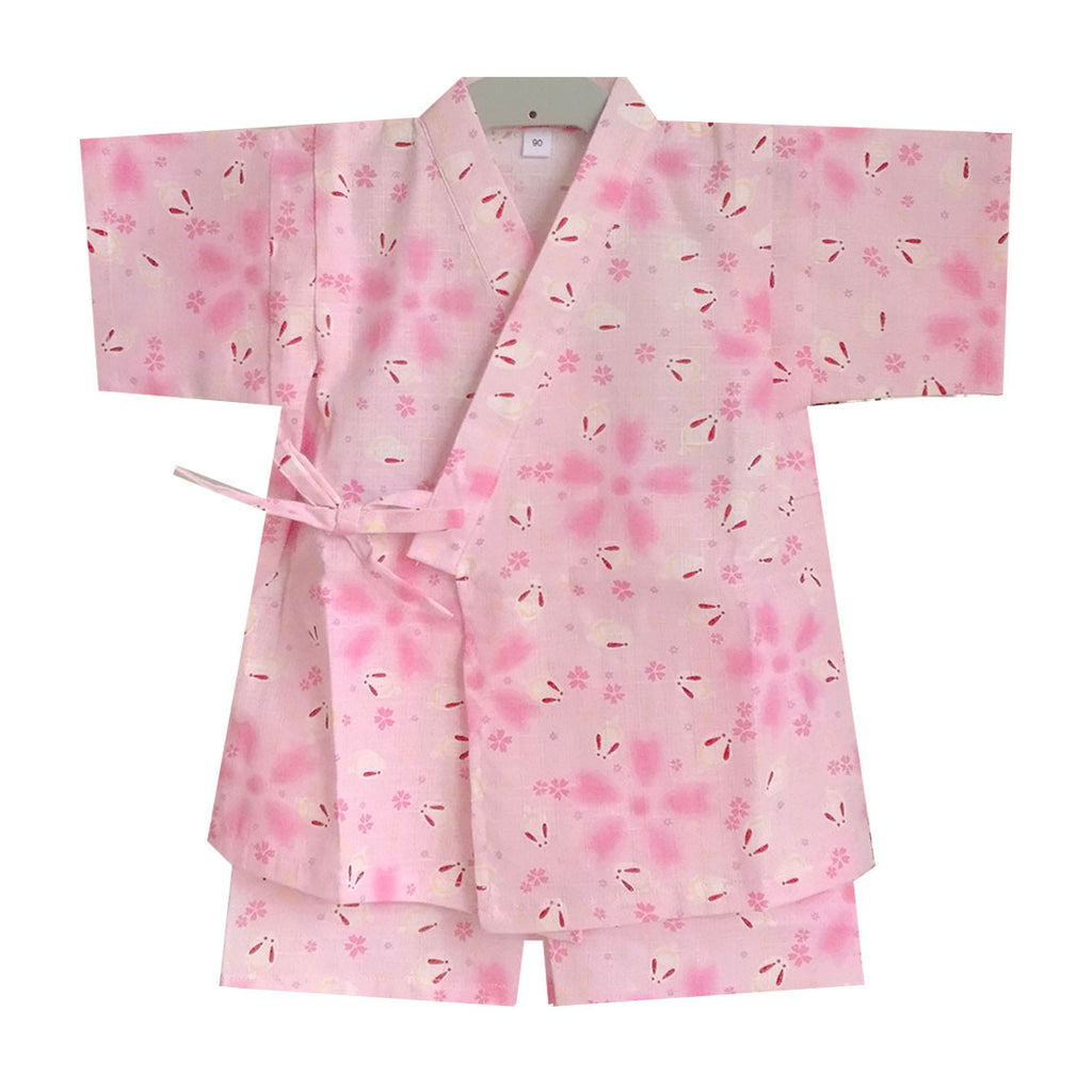 Okiddo Rabbit and Sakura Girl Suit (Pink)