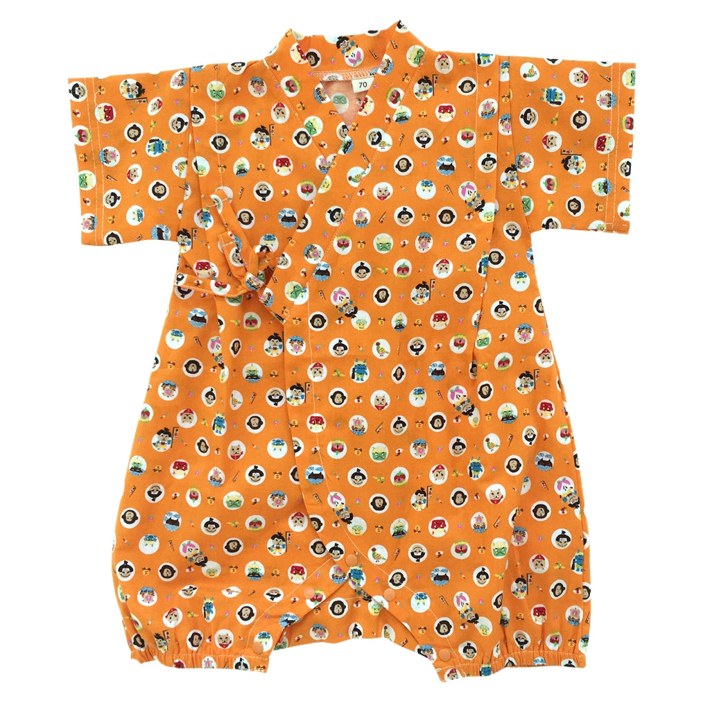 Okiddo Momotaro Baby Romper (Orange)