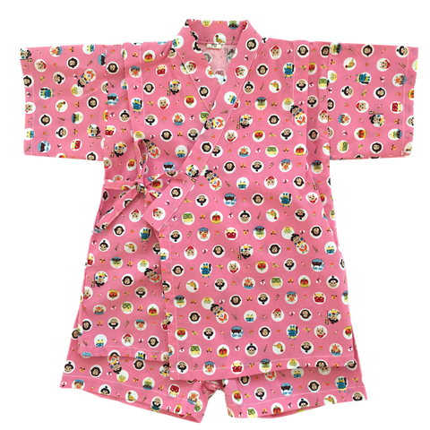 Okiddo Momotaro Girl Suit (Pink)